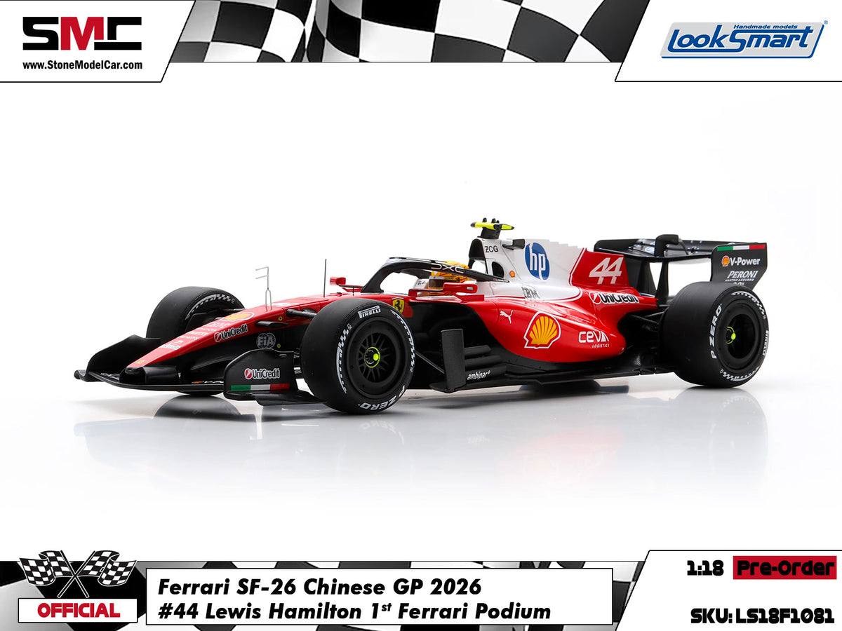 [Pre-Order] Ferrari HP F1 SF-26 #44 Lewis Hamilton Chinese GP 2026 Looksmart 1:18 LS18F1081