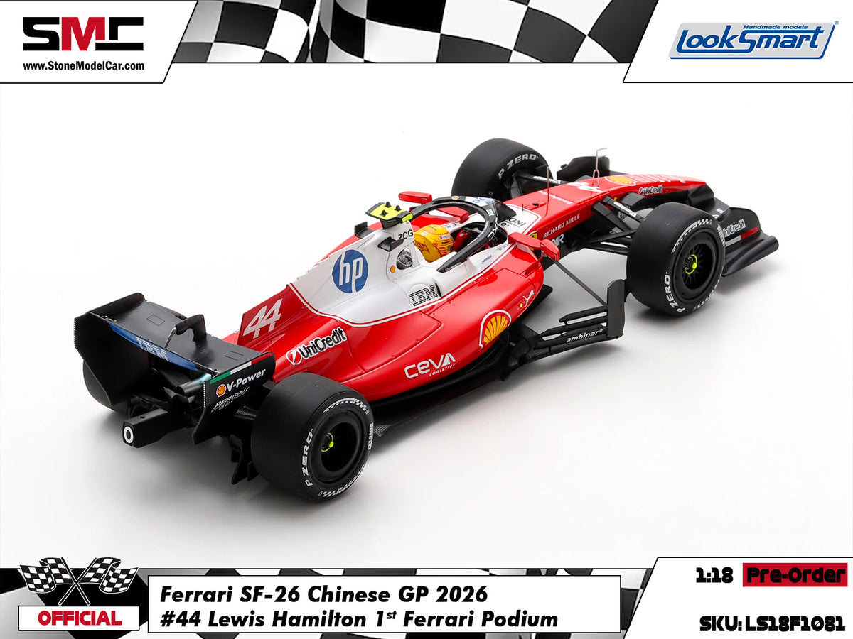 [Pre-Order] Ferrari HP F1 SF-26 #44 Lewis Hamilton Chinese GP 2026 Looksmart 1:18 LS18F1081