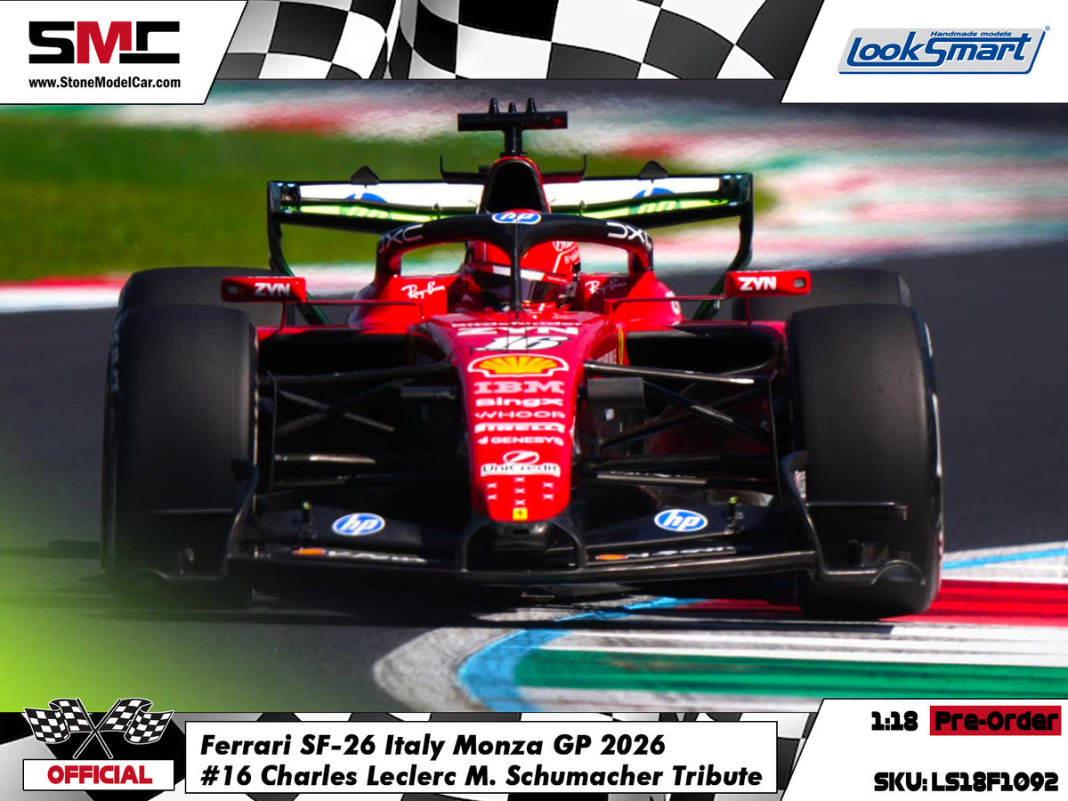 [Pre-Order] Ferrari HP F1 SF-26 #16 Charles Leclerc Italy Monza GP 2026 Looksmart 1:18 LS18F1092