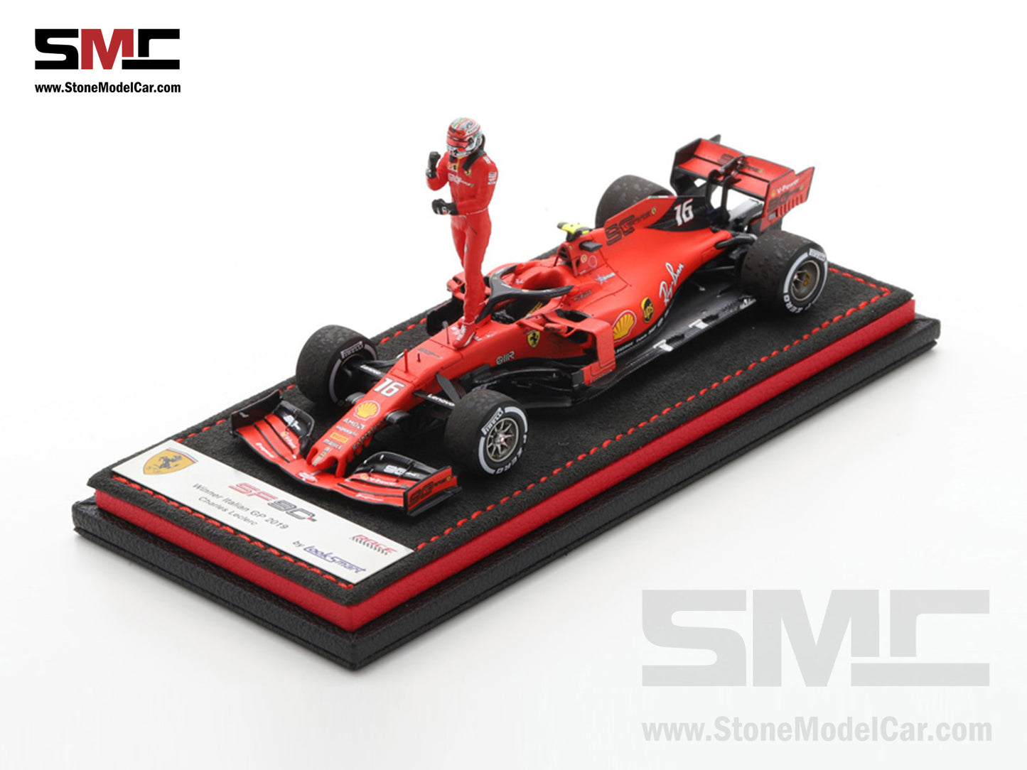 [Pre-Order] Ferrari F1 SF90 #16 Charles Leclerc Winner Italy Monza GP 2019 Looksmart 1:43 Special Edition