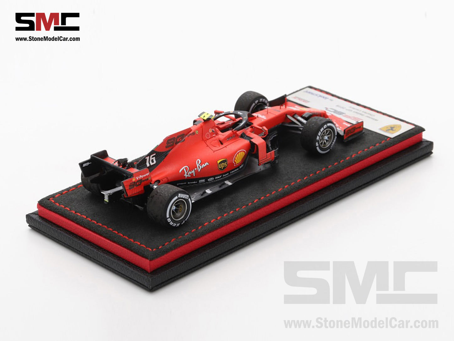 [Pre-Order] Ferrari F1 SF90 #16 Charles Leclerc Winner Italy Monza GP 2019 Looksmart 1:43 Special Edition