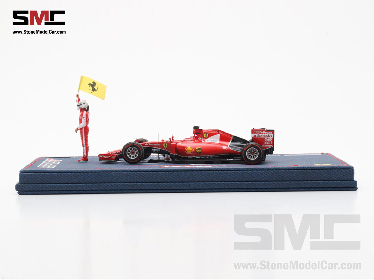 [Pre-Order] Ferrari F1 SF15-T #5 Sebastian Vettel Winner Malaysian GP 2015 Looksmart 1:43 Special Figrine Edition