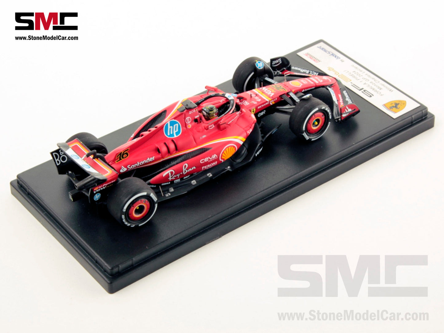 [Pre-Order] Ferrari F1 SF-24 #16 Charles Leclerc Winner Italy GP 2024 Looksmart 1:43 LSF1065