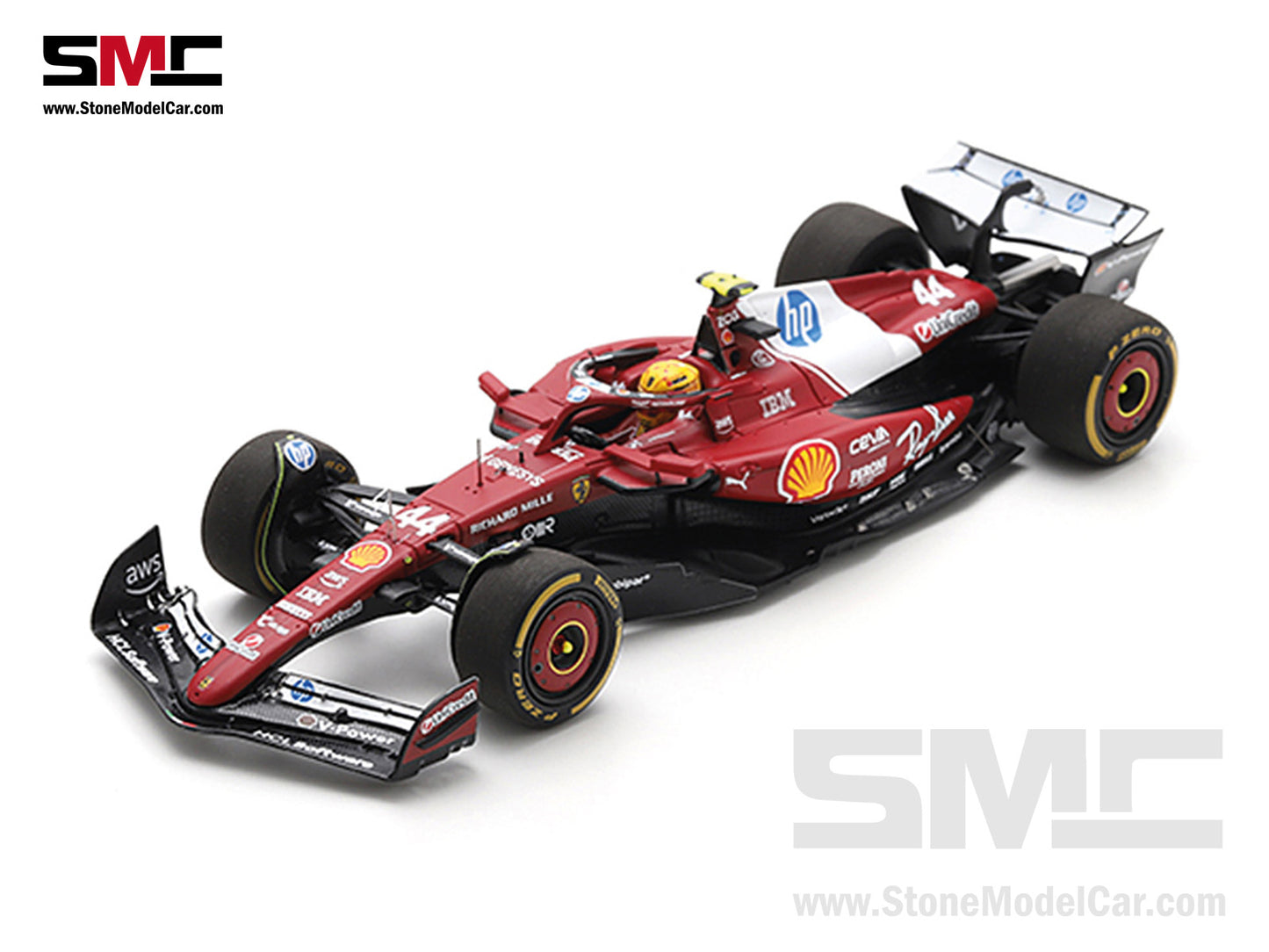 [Pre-Order] Ferrari F1 SF-25 #44 Lewis Hamilton Chinese GP Sprint Winner 2025 Looksmart 1:43 LSF1074