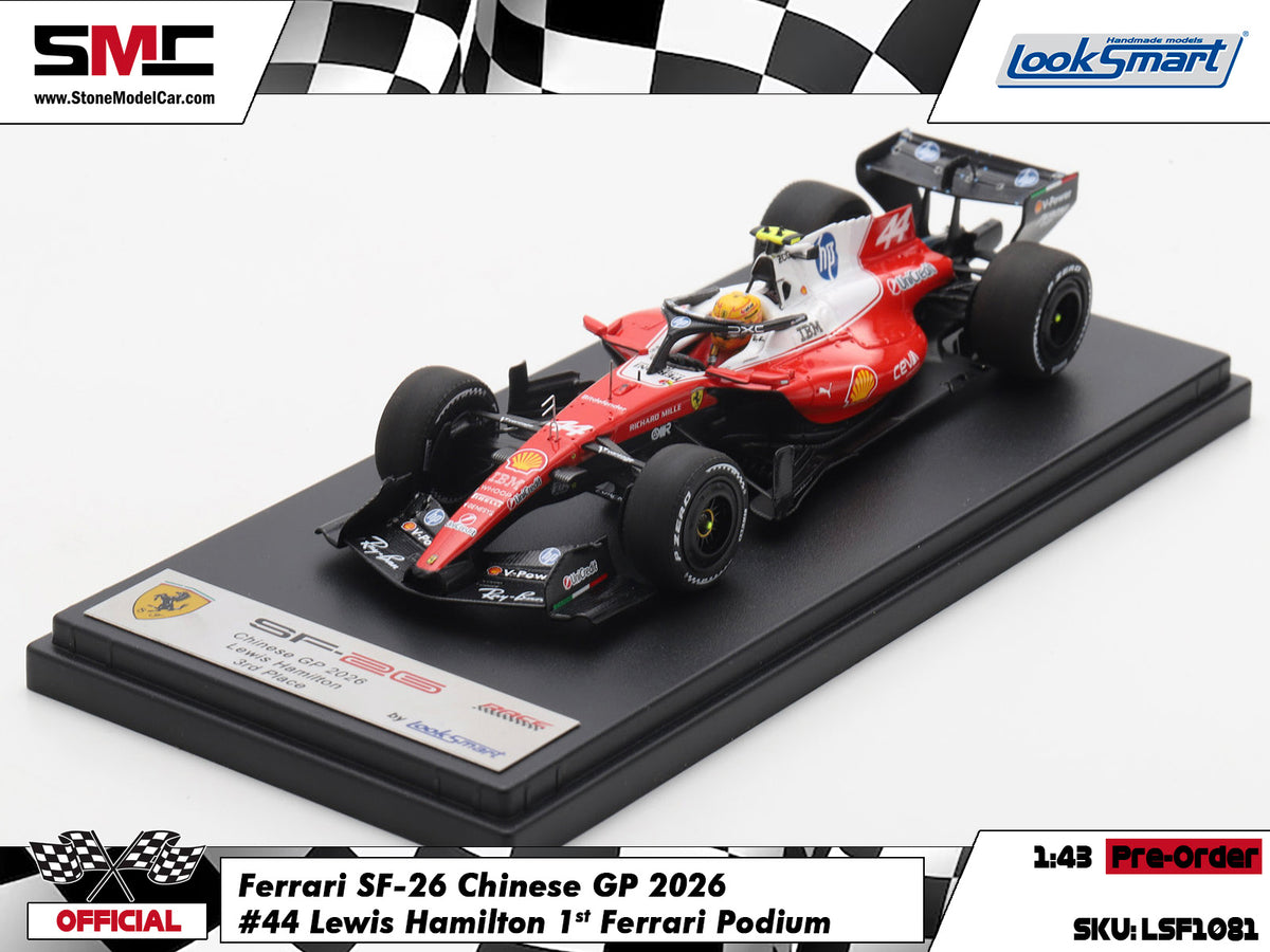 [Pre-Order] Ferrari HP F1 SF-26 #44 Lewis Hamilton Chinese GP 2026 Looksmart 1:43 LSF1081