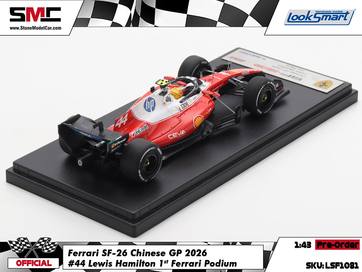 [Pre-Order] Ferrari HP F1 SF-26 #44 Lewis Hamilton Chinese GP 2026 Looksmart 1:43 LSF1081