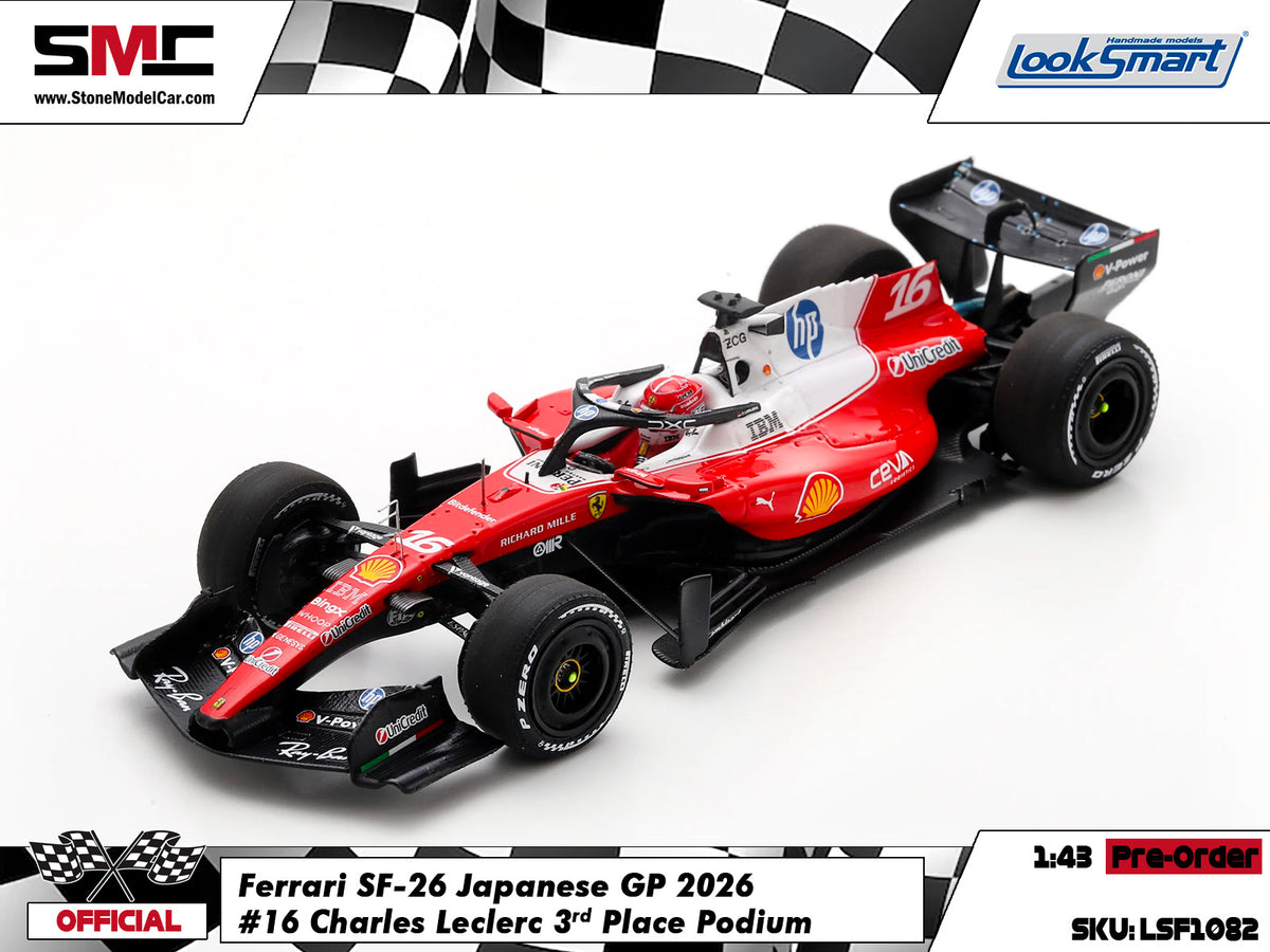 [Pre-Order] Ferrari HP F1 SF-26 #16 Charles Leclerc Japanese GP 2026 Looksmart 1:43 LSF1082