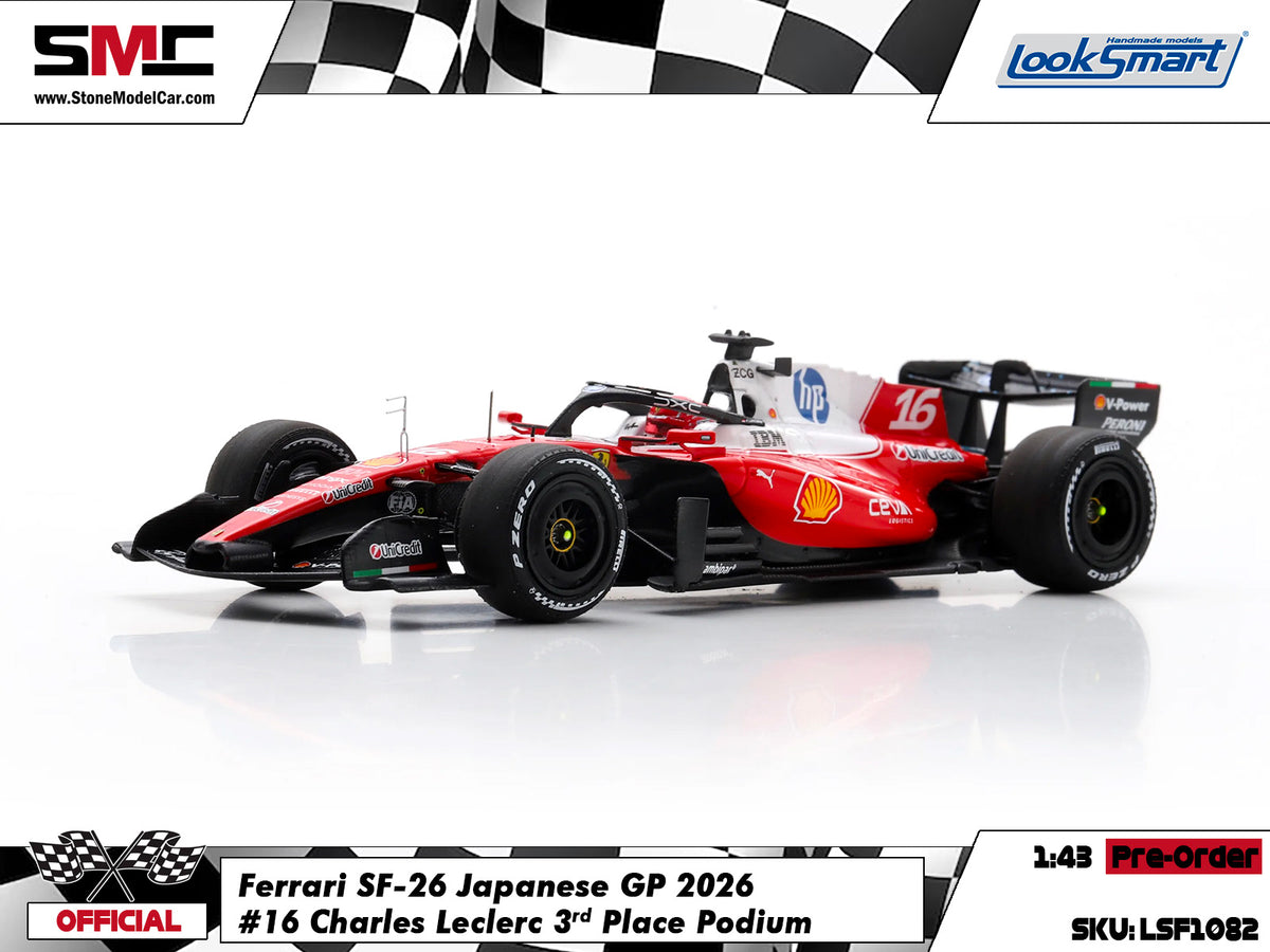[Pre-Order] Ferrari HP F1 SF-26 #16 Charles Leclerc Japanese GP 2026 Looksmart 1:43 LSF1082