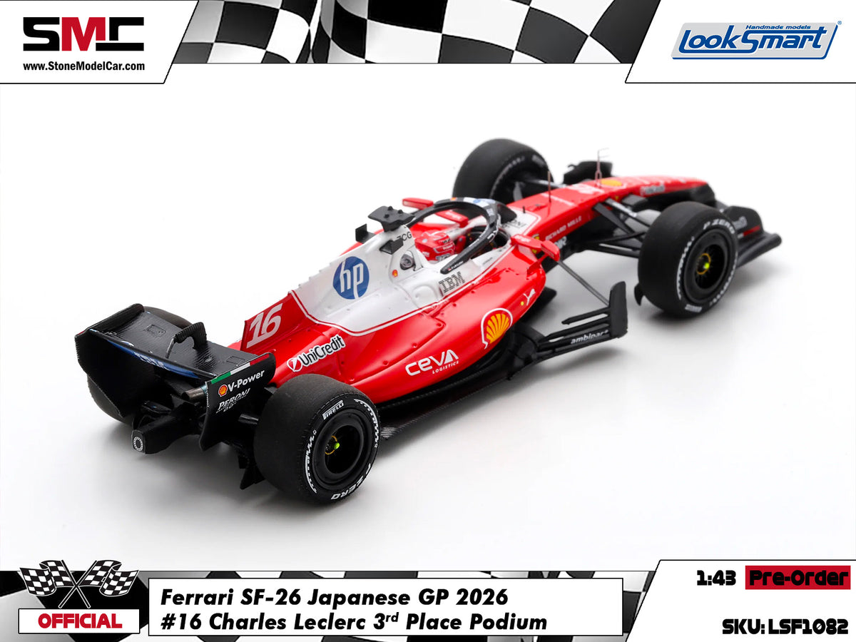 [Pre-Order] Ferrari HP F1 SF-26 #16 Charles Leclerc Japanese GP 2026 Looksmart 1:43 LSF1082