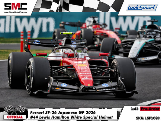[Pre-Order] Ferrari HP F1 SF-26 #44 Lewis Hamilton Japanese GP 2026 Looksmart 1:43 LSF1083