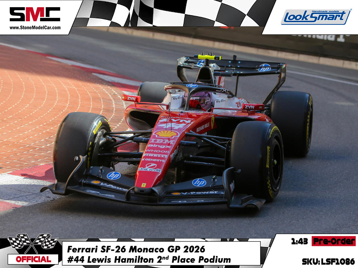 [Pre-Order] Ferrari HP F1 SF-26 #44 Lewis Hamilton Monaco GP 2026 Looksmart 1:43 LSF1086