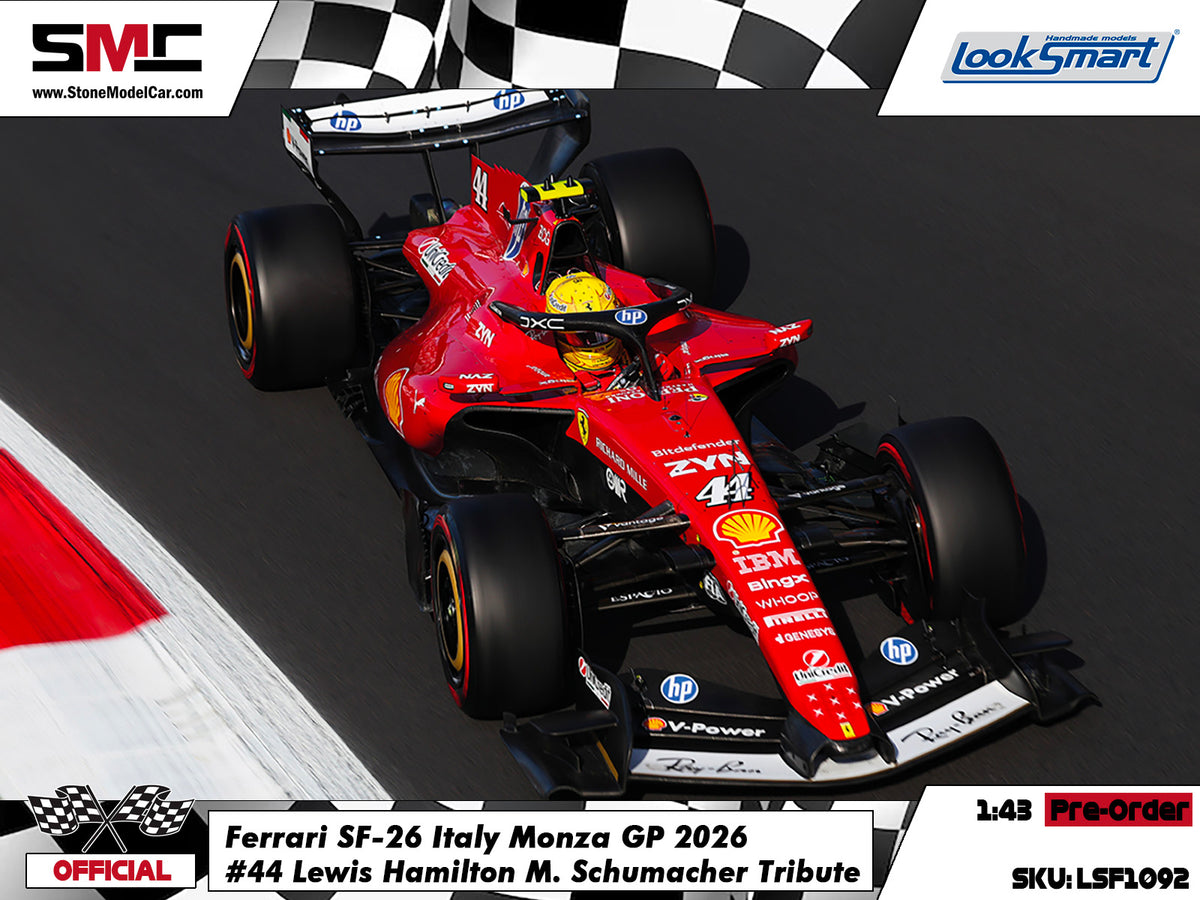 [Pre-Order] Ferrari HP F1 SF-26 #44 Lewis Hamilton Italy Monza GP 2026 Looksmart 1:43 LSF1092
