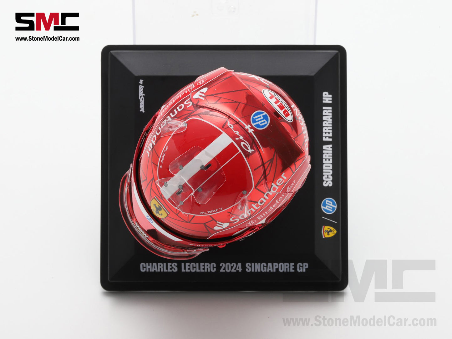 [Pre-Order] Ferrari F1 SF-24 #16 Charles Leclerc Singapore GP 2024 Looksmart 1:5 Helmet