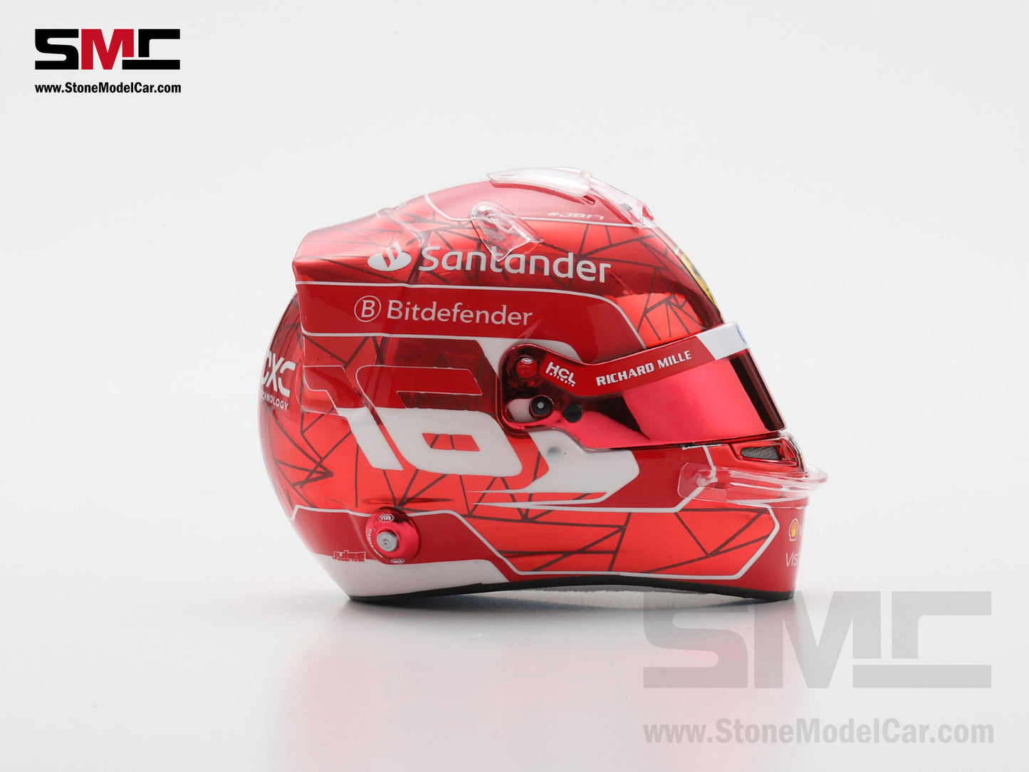 [Pre-Order] Ferrari F1 SF-24 #16 Charles Leclerc Singapore GP 2024 Looksmart 1:5 Helmet