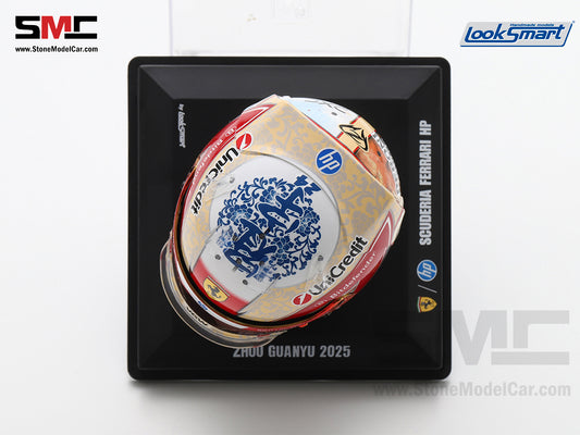 [Pre-Order] Ferrari HP F1 SF-25 #24 Zhou Guanyu Season 2025 Spark 1:5 BELL Helmet