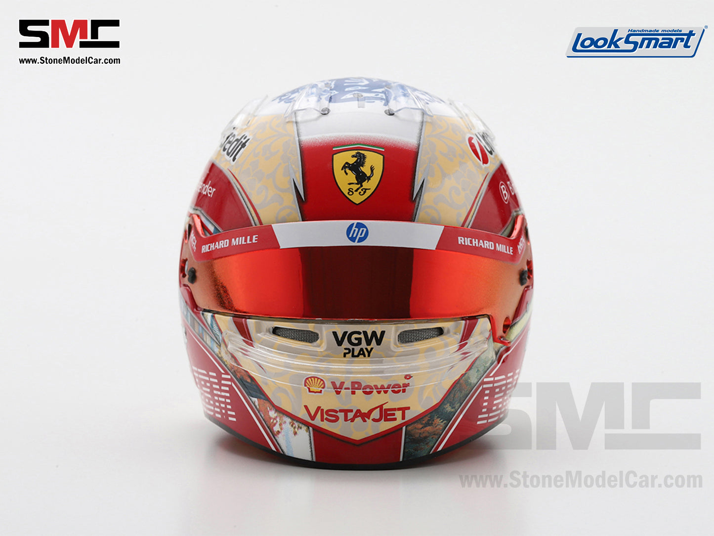 [Pre-Order] Ferrari HP F1 SF-25 #24 Zhou Guanyu Season 2025 Spark 1:5 BELL Helmet