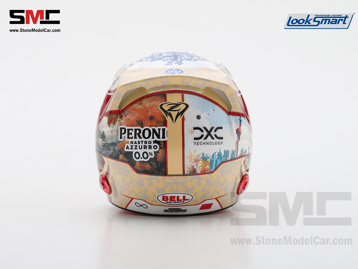 [Pre-Order] Ferrari HP F1 SF-25 #24 Zhou Guanyu Season 2025 Spark 1:5 BELL Helmet
