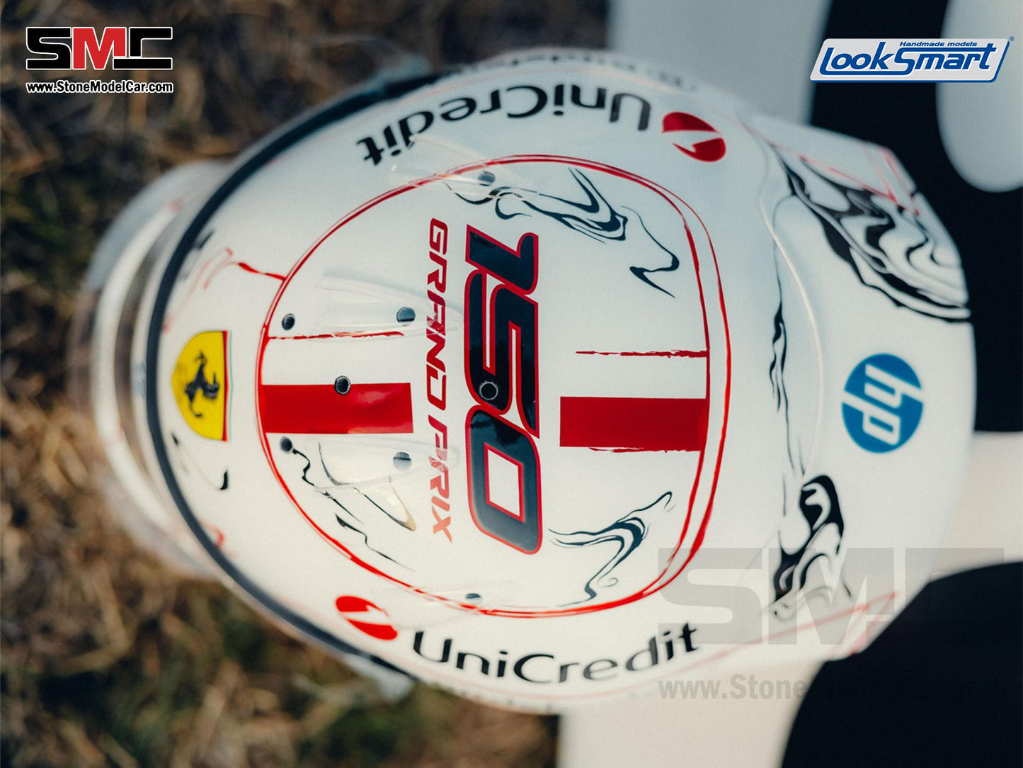 [Pre-Order] Ferrari HP F1 SF-25 #16 Charles Leclerc Japanese GP 2025 Spark 1:5 BELL Helmet