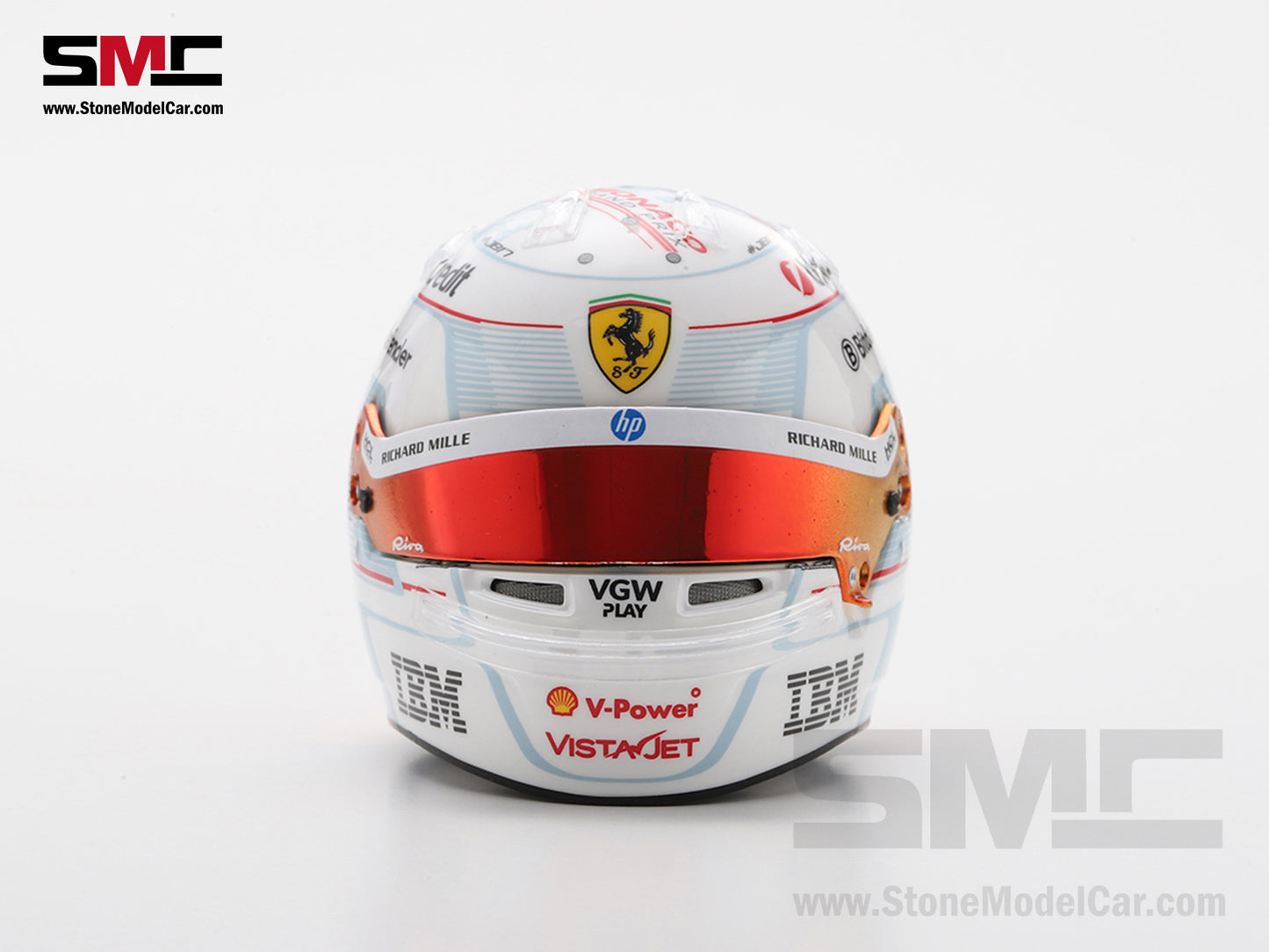 [Pre-Order] Ferrari HP F1 SF-25 #16 Charles Leclerc Monaco GP 2025 Looksamrt 1:5 BELL Helmet