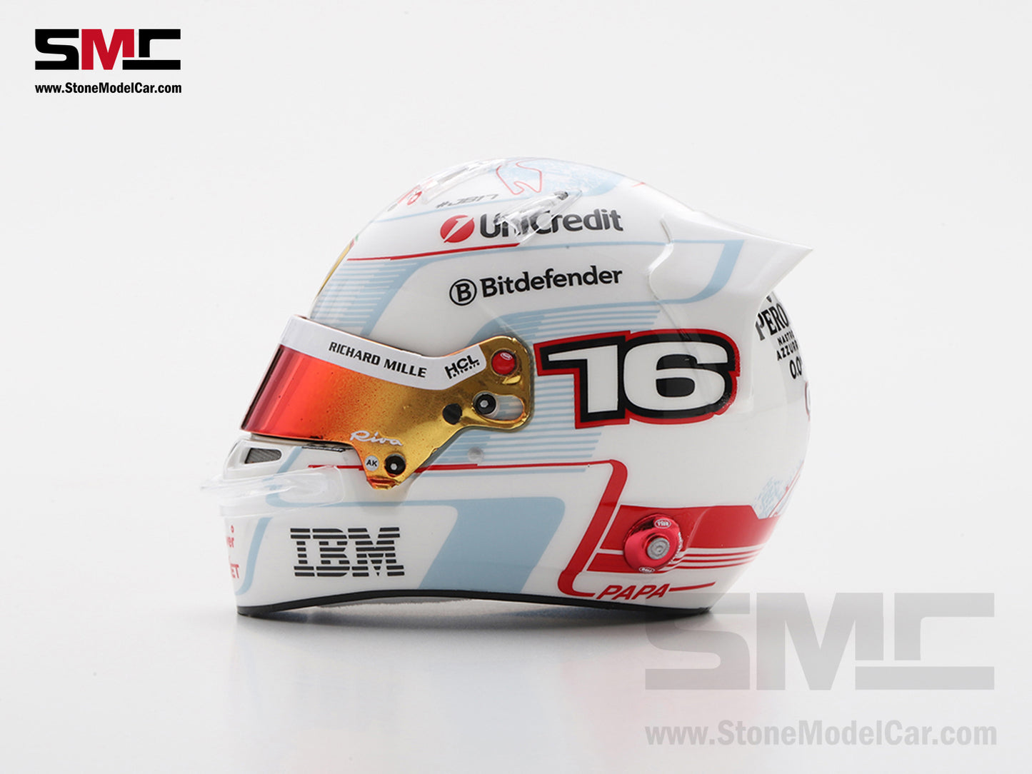 [Pre-Order] Ferrari HP F1 SF-25 #16 Charles Leclerc Monaco GP 2025 Looksamrt 1:5 BELL Helmet