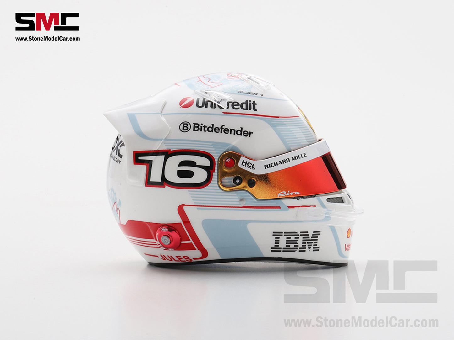 [Pre-Order] Ferrari HP F1 SF-25 #16 Charles Leclerc Monaco GP 2025 Looksamrt 1:5 BELL Helmet