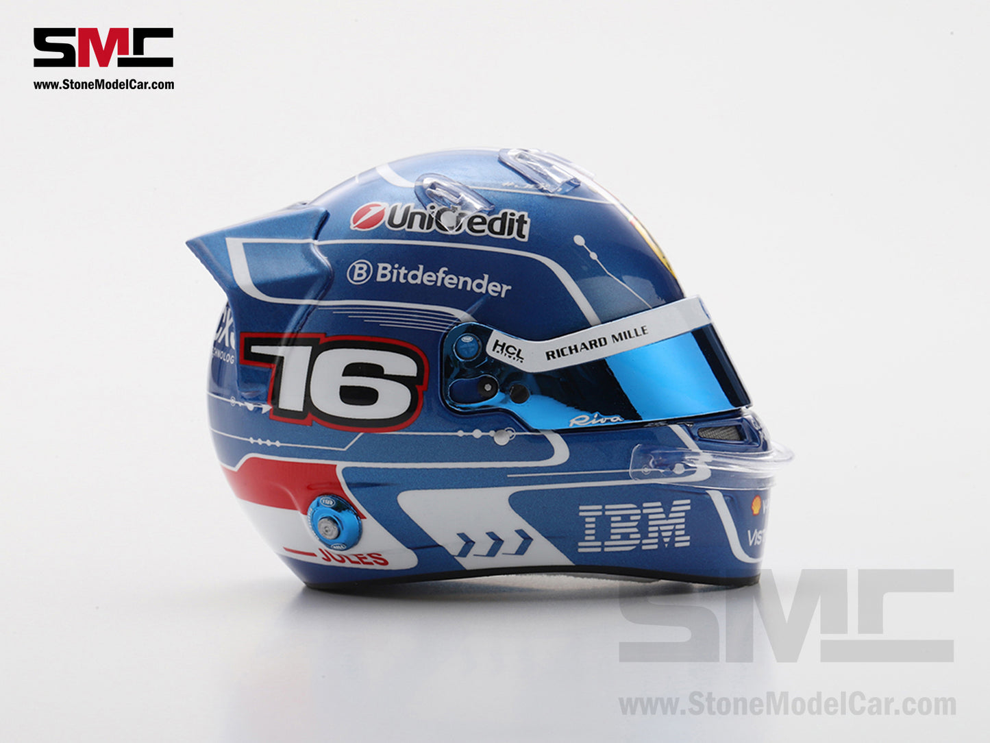 [Pre-Order] Ferrari HP F1 SF-25 #16 Charles Leclerc Miami GP 2025 Looksamrt 1:5 BELL Helmet