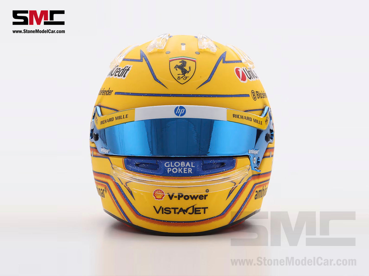 [Pre-Order] Ferrari HP F1 SF-25 #44 Lewis Hamilton Miami GP 2025 Looksamrt 1:5 BELL Helmet