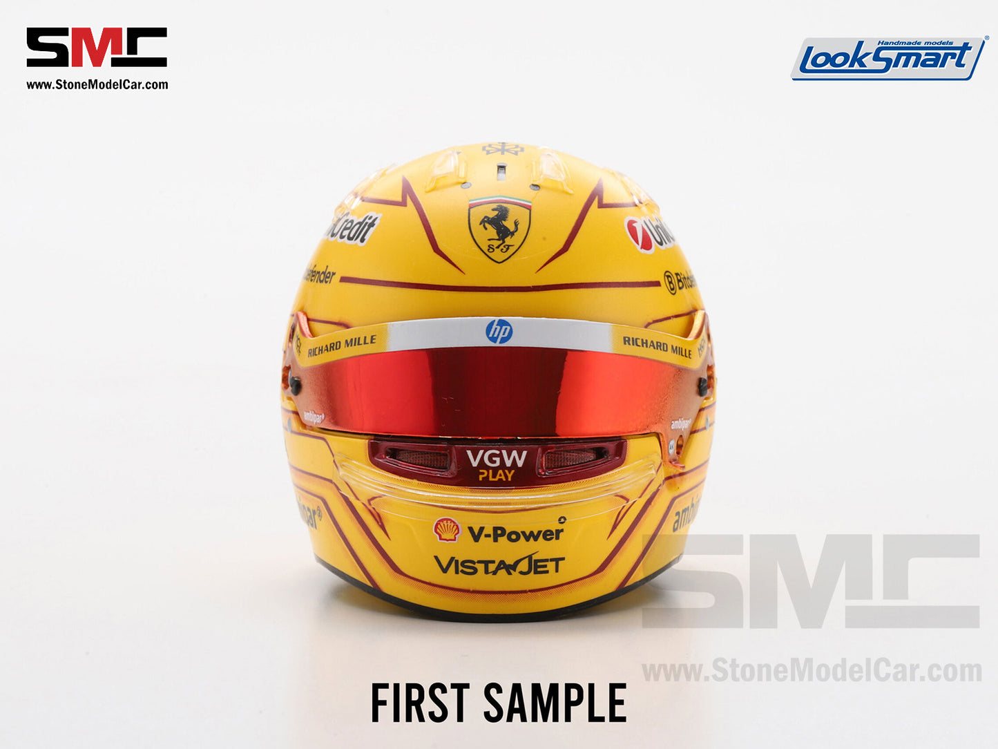 [Pre-Order] Ferrari HP F1 SF-25 #44 Lewis Hamilton Monaco GP 2025 Looksamrt 1:5 BELL Helmet