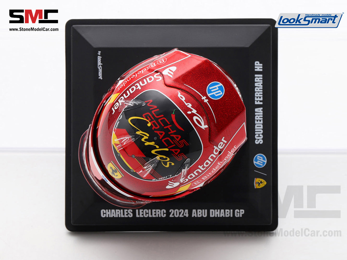 [Pre-Order] Ferrari HP F1 SF-24 #16 Charles Leclerc Abu Dhabi GP 2024 Looksamrt 1:5 BELL Helmet