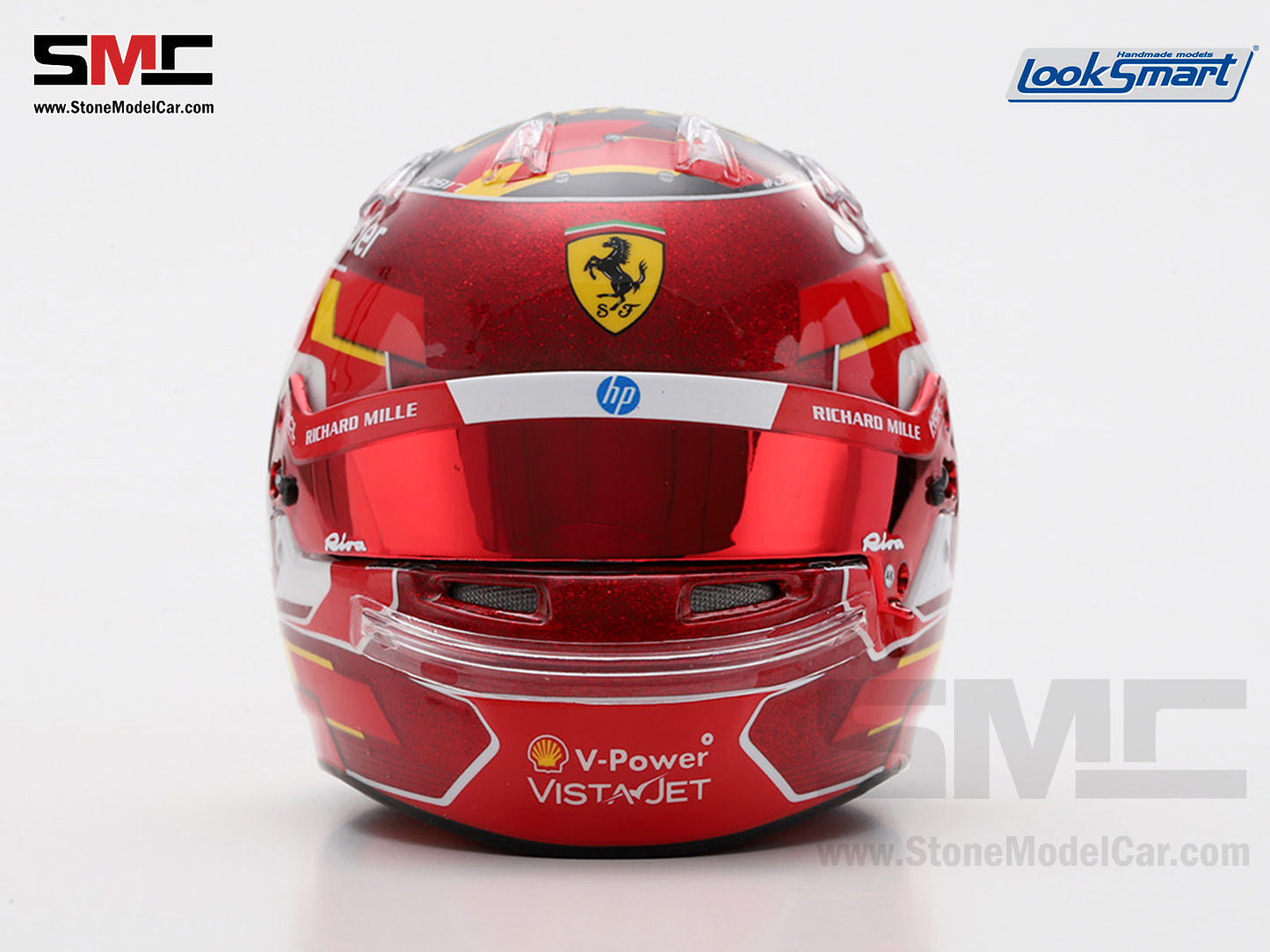 [Pre-Order] Ferrari HP F1 SF-24 #16 Charles Leclerc Abu Dhabi GP 2024 Looksamrt 1:5 BELL Helmet
