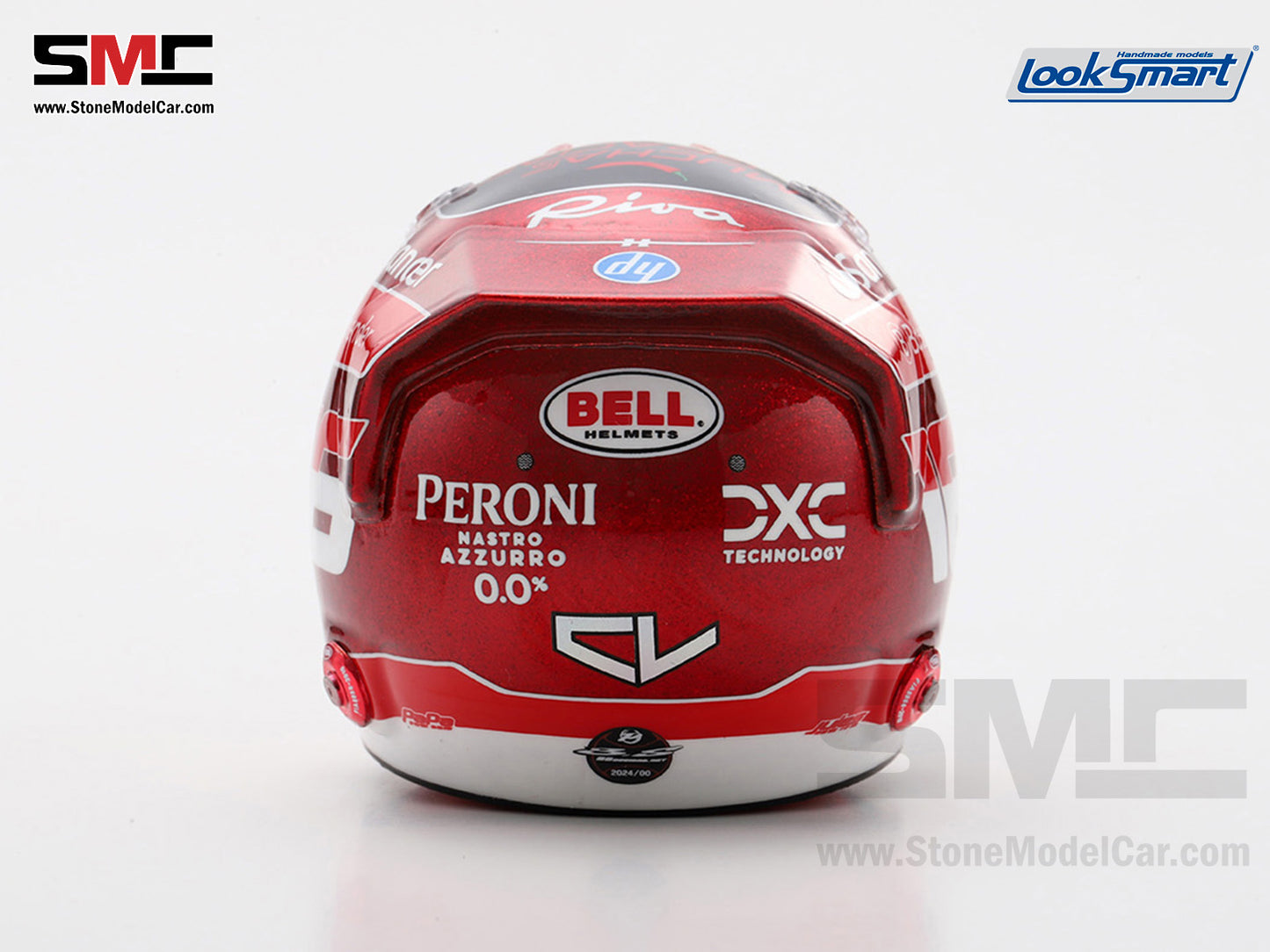 [Pre-Order] Ferrari HP F1 SF-24 #16 Charles Leclerc Abu Dhabi GP 2024 Looksamrt 1:5 BELL Helmet