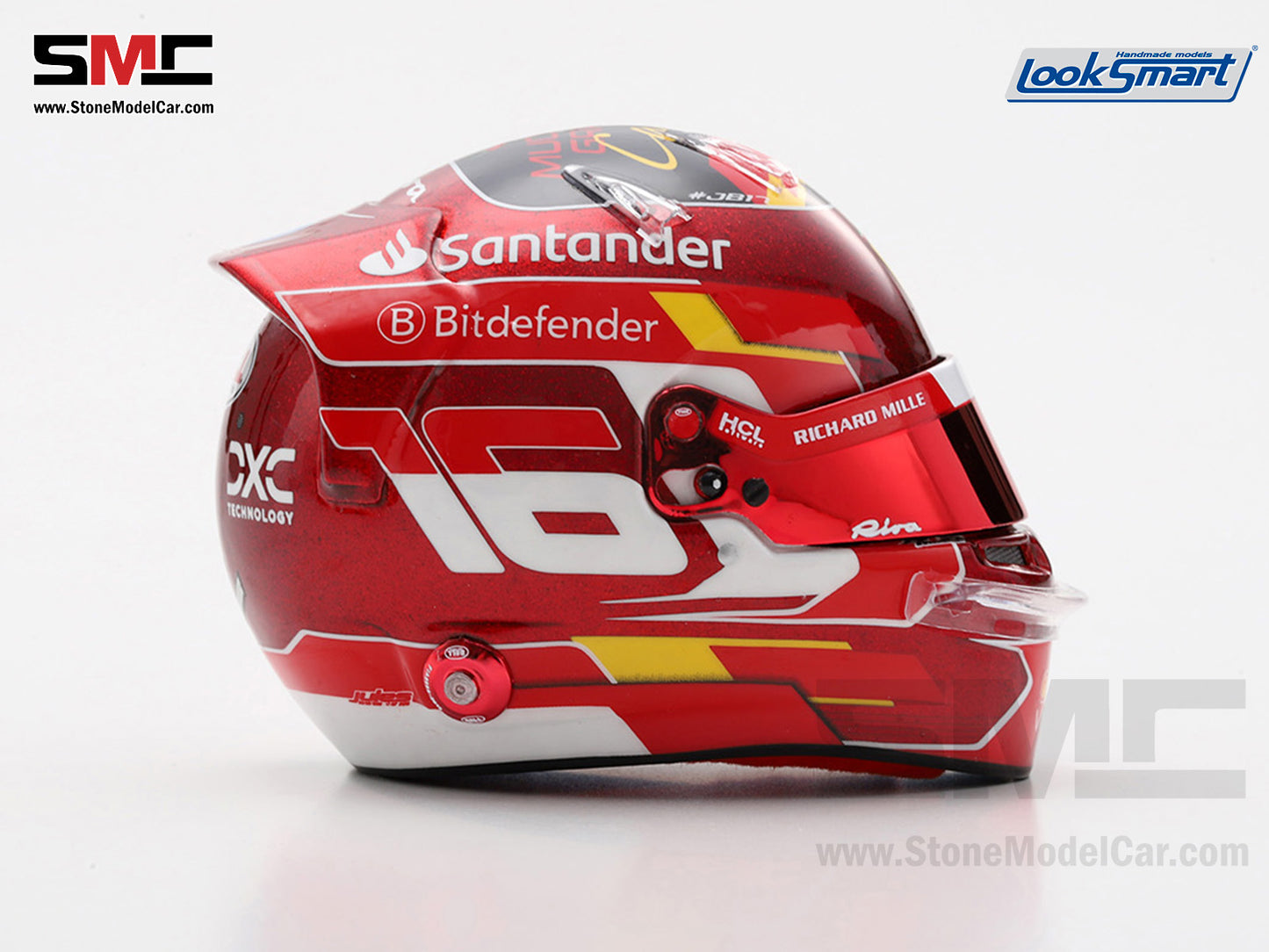 [Pre-Order] Ferrari HP F1 SF-24 #16 Charles Leclerc Abu Dhabi GP 2024 Looksamrt 1:5 BELL Helmet