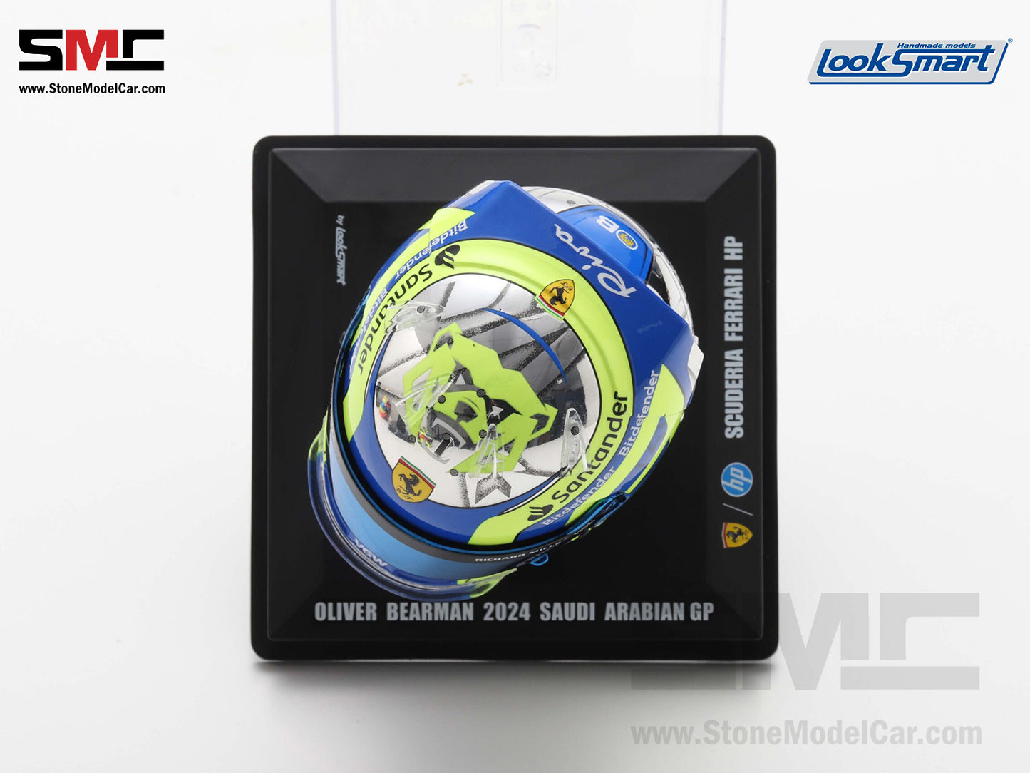 [Pre-Order] Ferrari F1 SF-24 #38 Oliver Bearman Saudi Arabia GP 2024 1st Career Point Looksmart 1:5 Helmet