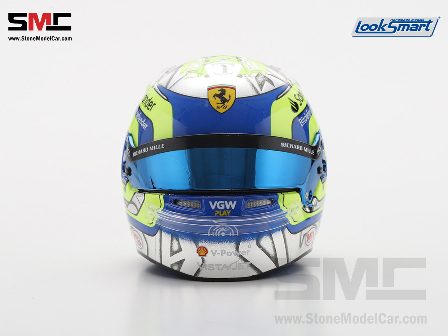 [Pre-Order] Ferrari F1 SF-24 #38 Oliver Bearman Saudi Arabia GP 2024 1st Career Point Looksmart 1:5 Helmet