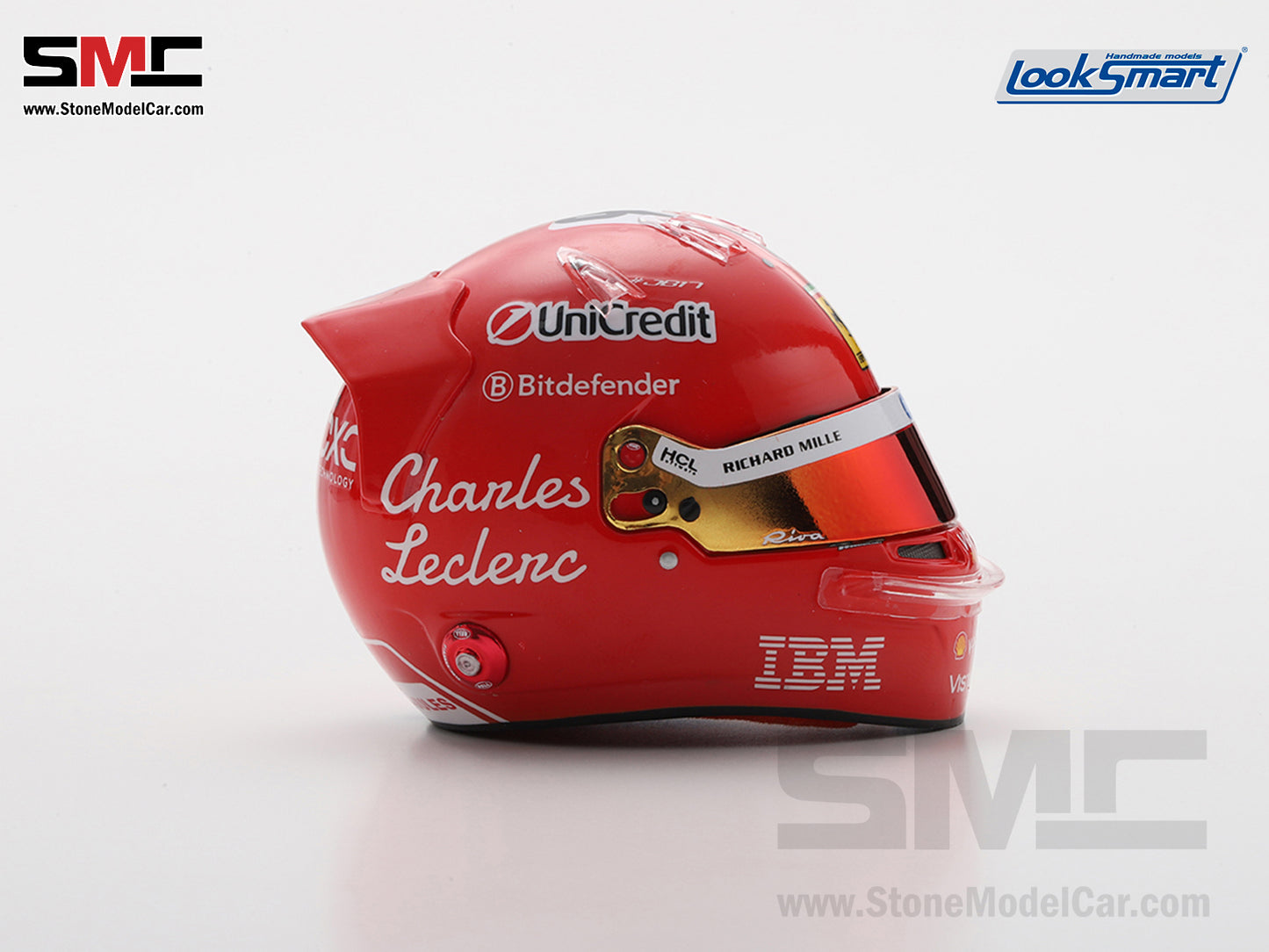 [Pre-Order] Ferrari HP F1 SF-25 #16 Charles Leclerc Italy Monza GP 2025 Looksmart 1:5 BELL Helmet
