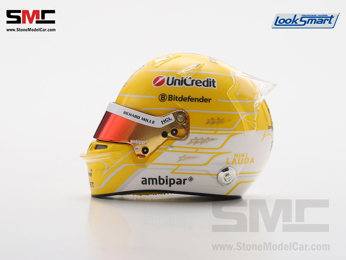 [Pre-Order] Ferrari HP F1 SF-25 #44 Lewis Hamilton Italy Monza GP 2025 Looksamrt 1:5 BELL Helmet