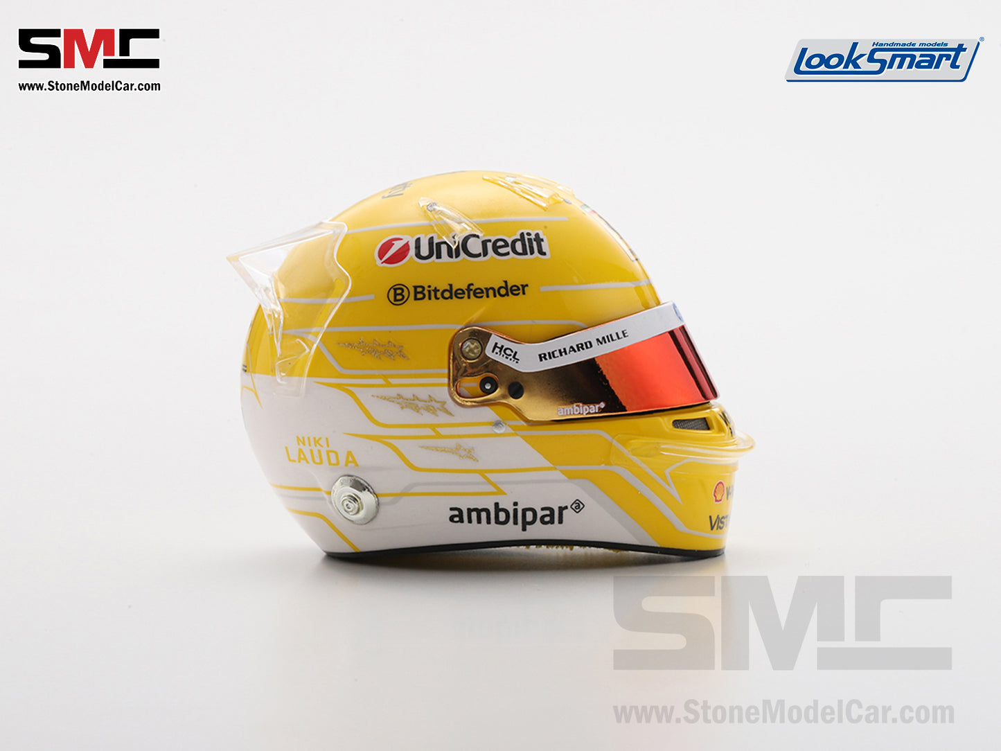 [Pre-Order] Ferrari HP F1 SF-25 #44 Lewis Hamilton Italy Monza GP 2025 Looksamrt 1:5 BELL Helmet