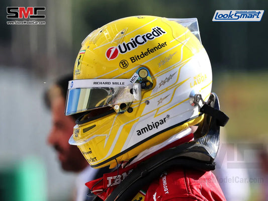 [Pre-Order] Ferrari HP F1 SF-25 #44 Lewis Hamilton Italy Monza GP 2025 Looksamrt 1:5 BELL Helmet