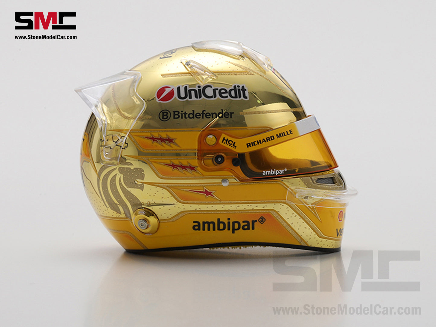 [Pre-Order] Ferrari HP F1 SF-25 #44 Lewis Hamilton Singapore GP 2025 Looksamrt 1:5 BELL Helmet