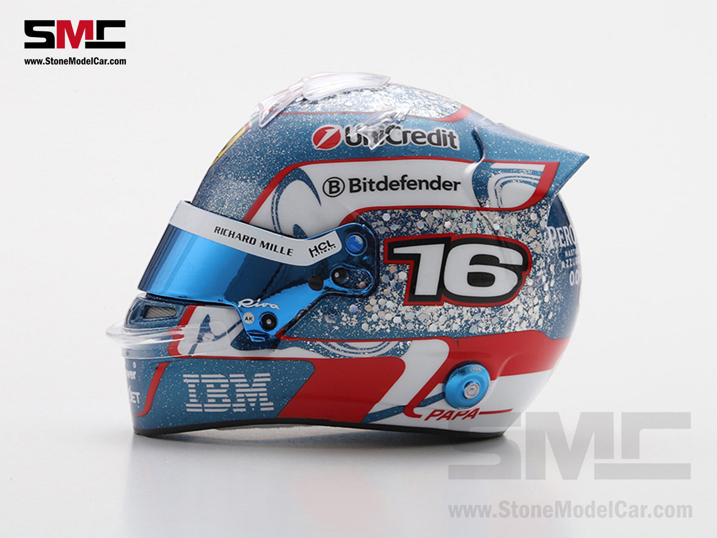 [Pre-Order] Ferrari HP F1 SF-25 #16 Charles Leclerc Singapore GP 2025 Looksmart 1:5 BELL Helmet