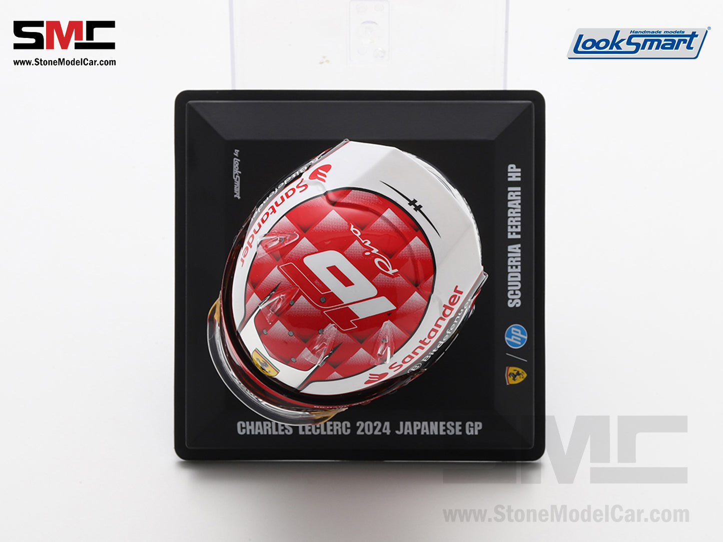 [Pre-Order] Ferrari HP F1 SF-24 #16 Charles Leclerc Japanese GP 2024 Looksmart 1:5 BELL Helmet