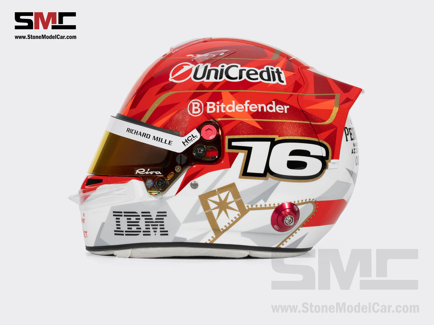 [Pre-Order] Ferrari HP F1 SF-25 #16 Charles Leclerc Las Vegas GP 2025 Looksamrt 1:5 BELL Helmet