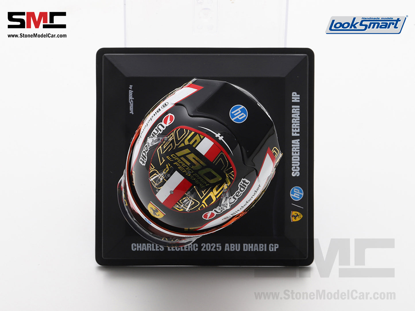 [Pre-Order] Ferrari HP F1 SF-25 #16 Charles Leclerc Abu Dhabi GP 2025 Looksamrt 1:5 BELL Helmet