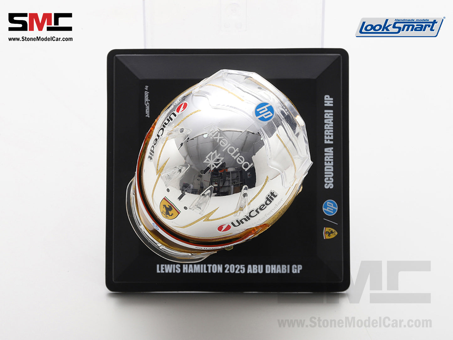 [Pre-Order] Ferrari HP F1 SF-25 #44 Lewis Hamilton Abu Dhabi GP 2025 Looksamrt 1:5 BELL Helmet