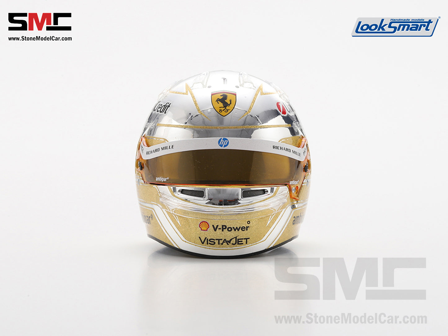 [Pre-Order] Ferrari HP F1 SF-25 #44 Lewis Hamilton Abu Dhabi GP 2025 Looksamrt 1:5 BELL Helmet