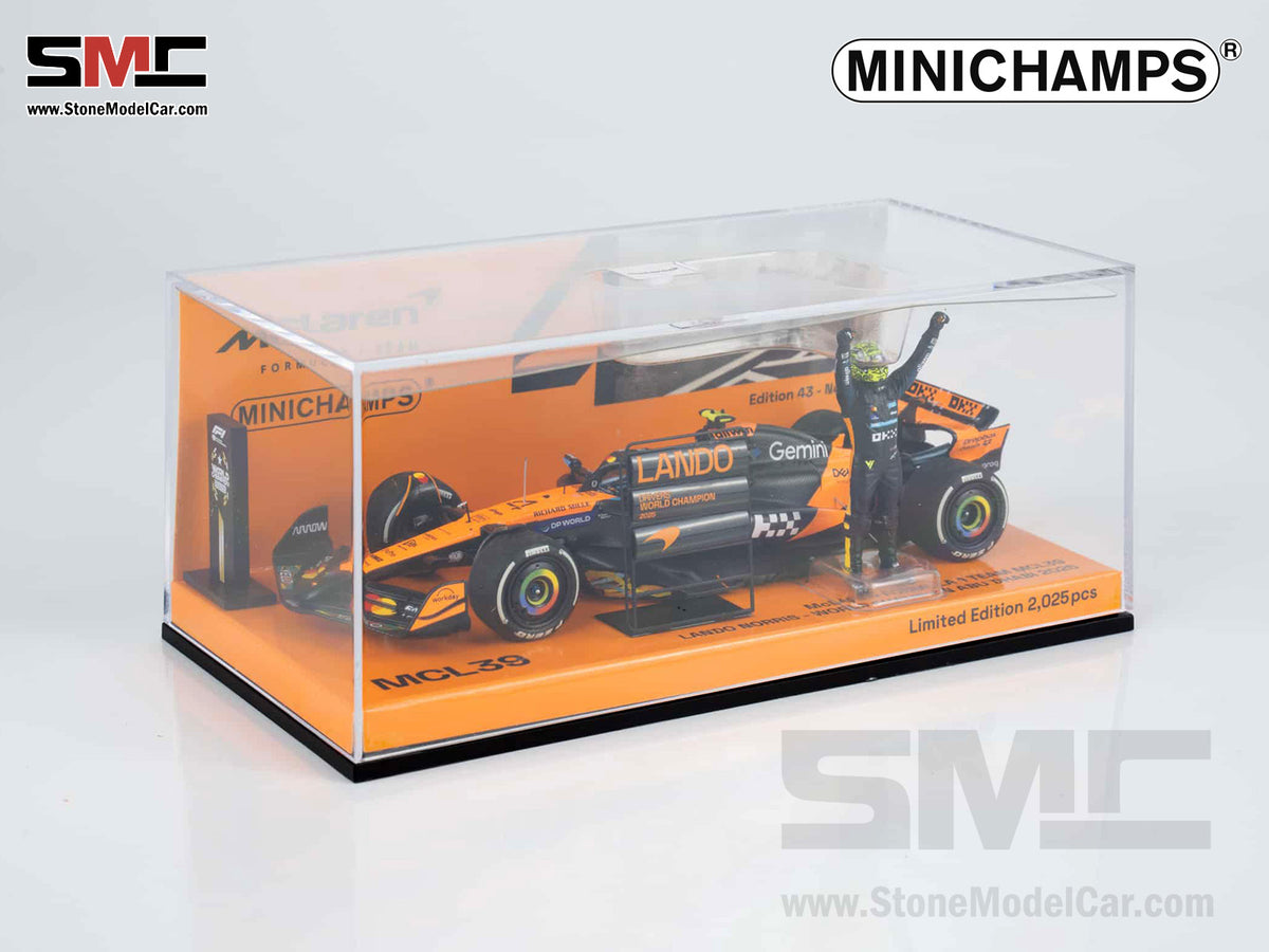 McLaren F1 MCL39 #4 Lando Norris Abu Dhabi GP 2025 World Champion 1:43 MINICHAMPS