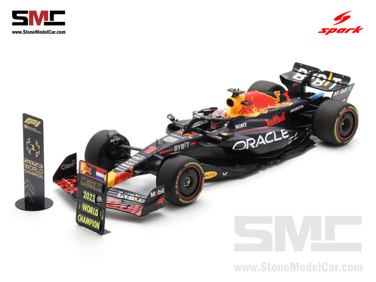 [Pre-Order] Red Bull F1 RB19 #1 Max Verstappen Winner Qatar GP 2023 World Champion Spark 1:12 12S040