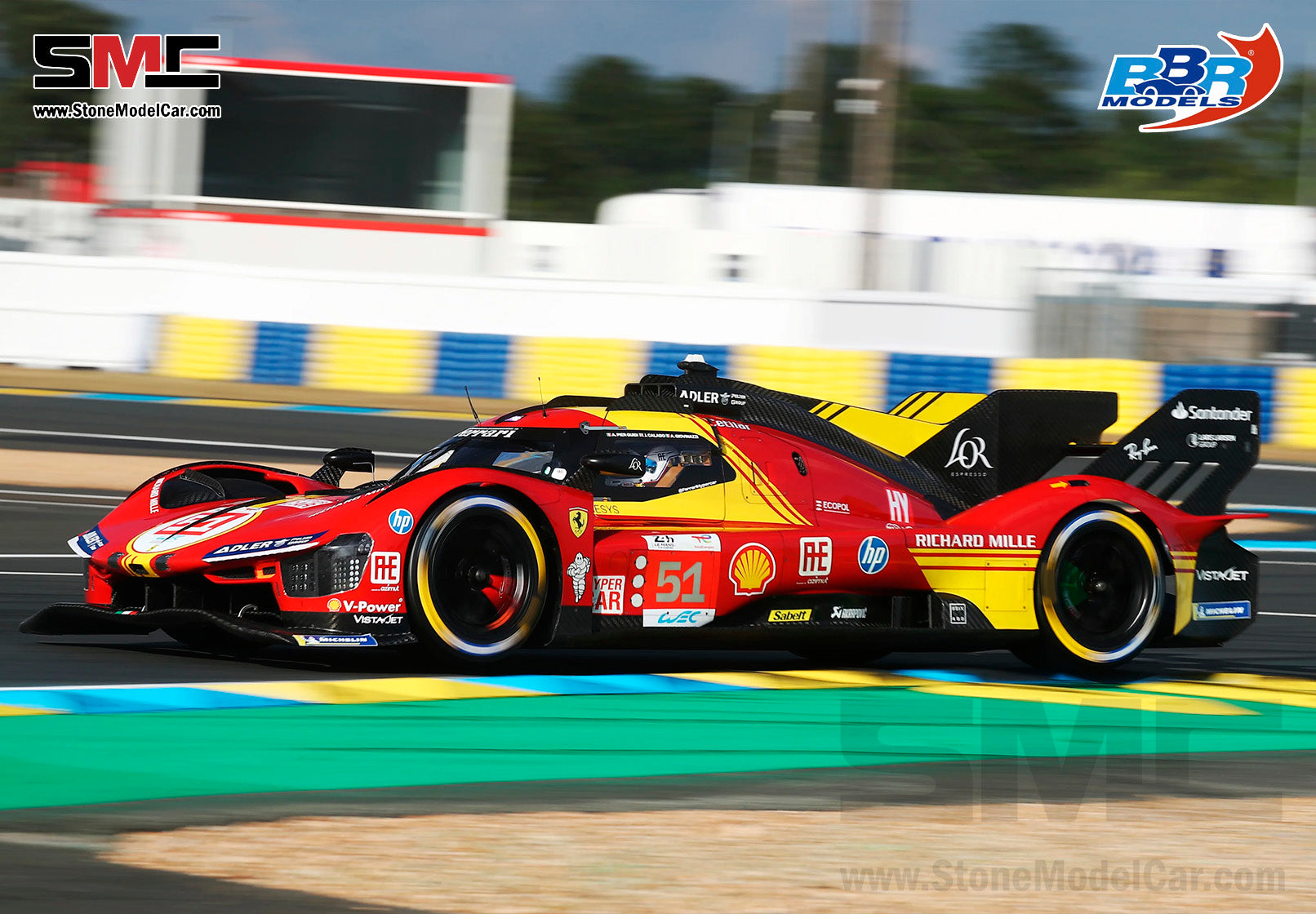 [Pre-Order] Ferrari 499P #51 AF CORSE 3rd 24H Le Mans 2024 BBR 1:18 P1 ...