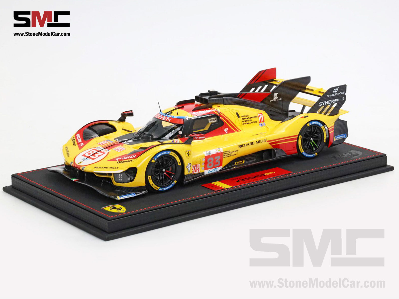 Ferrari 499P #83 AF CORSE 24H Le Mans 2024 BBR 1:18 P18252C with