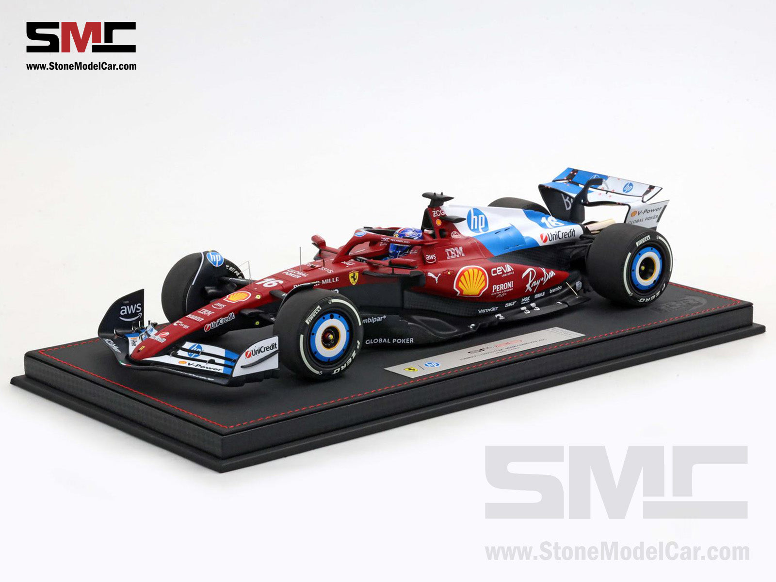 BBR フェラーリFerrari MIAMI LECLERC F1 296 Ferrari F1 SF-25 #16 Charles Leclerc Miami GP 2025 Special Livery